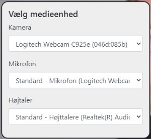 Vælg enheder